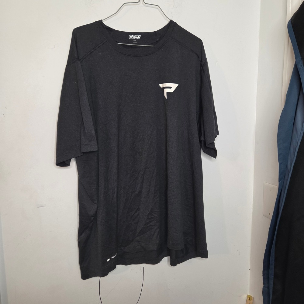 OGIO Endurance‎ Paddletek Pickleball Shirt Mens 3XL Black Short Sleeve